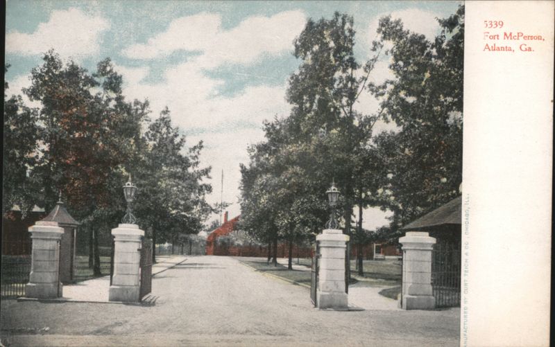 Entrance Gate at Fort McPherson Atlanta Georgia