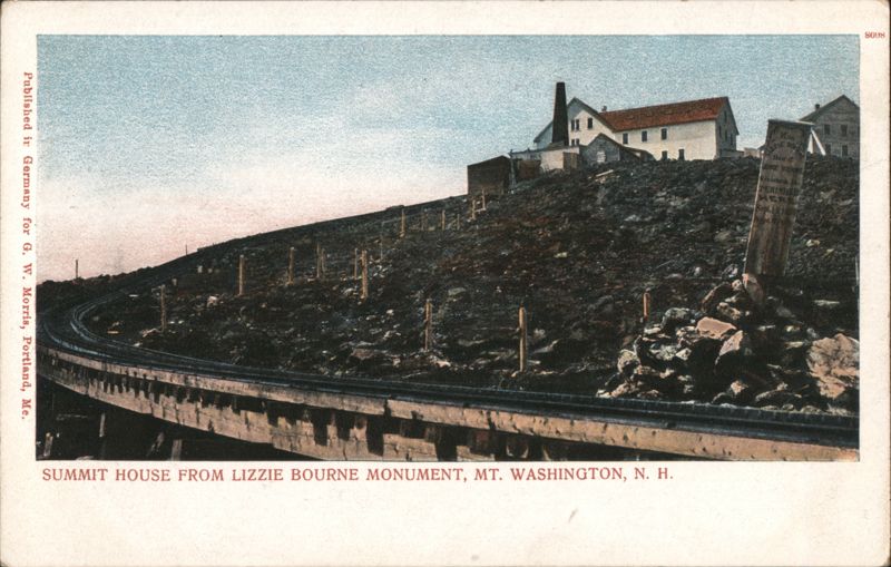 Summit House from Lizzie Bourne Monument, Mt. Washington Mount Washington New Hampshire