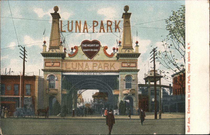 Surf Avenue Entrance to Luna Park
