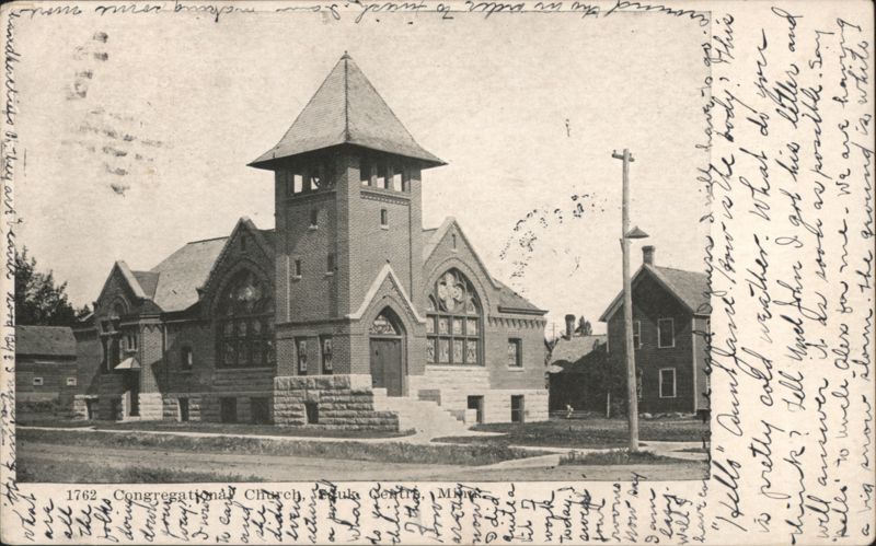 Congregational Church with Bell Tower Sauk Centre Minnesota