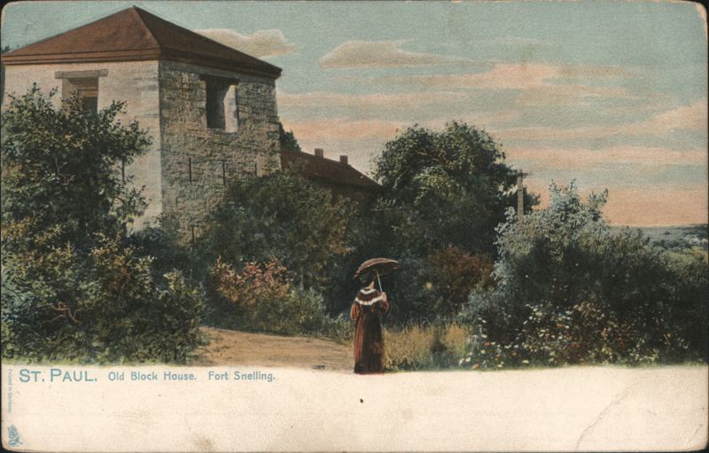 Old Block House at Fort Snelling St. Paul Minnesota
