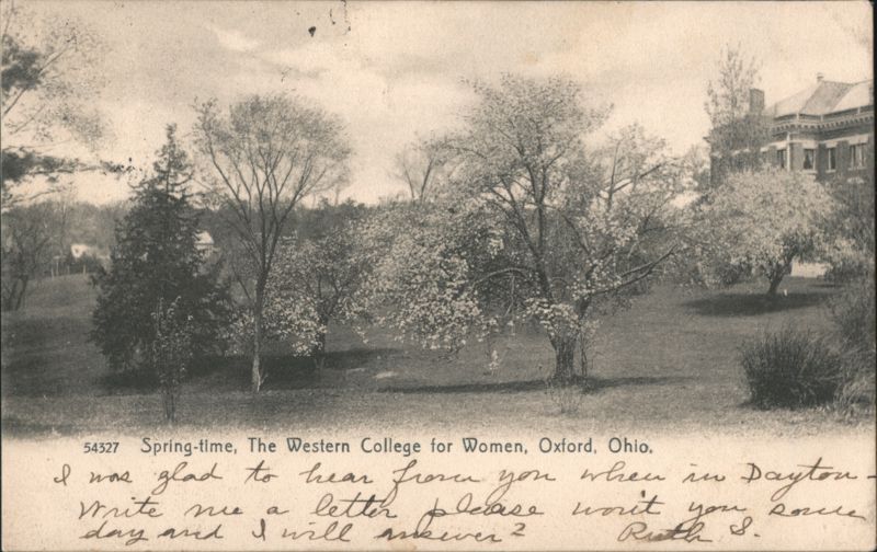 Spring-time at The Western College for Women Oxford Ohio