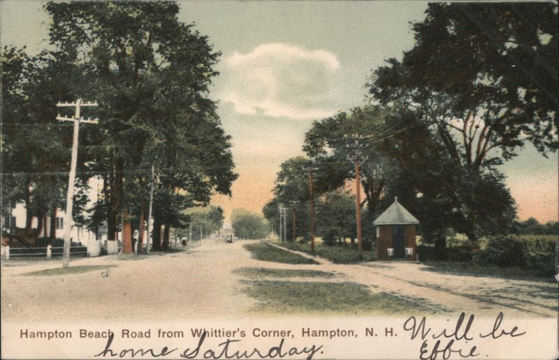 Hampton Beach Road from Whittier's Corner New Hampshire