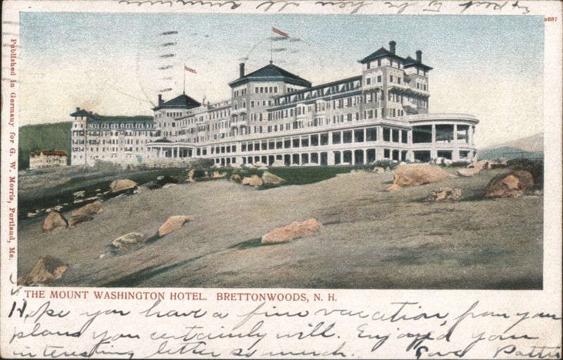Mount Washington Hotel, Bretton Woods New Hampshire