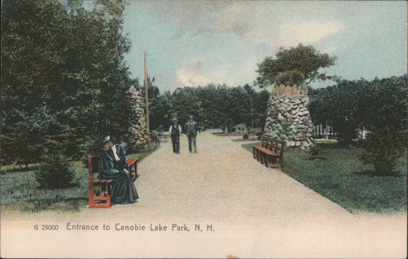 Entrance to Canobie Lake Park Salem New Hampshire