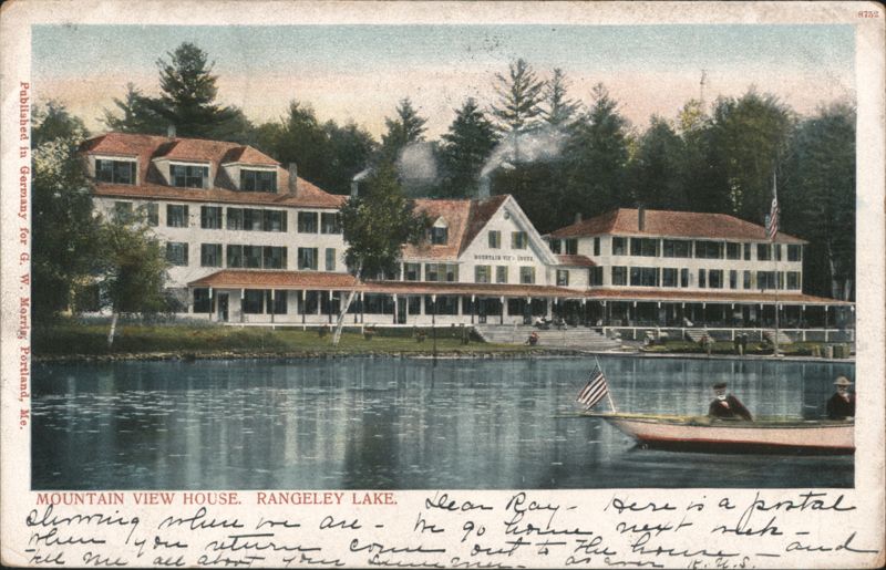 Mountain View House on Rangeley Lake Maine