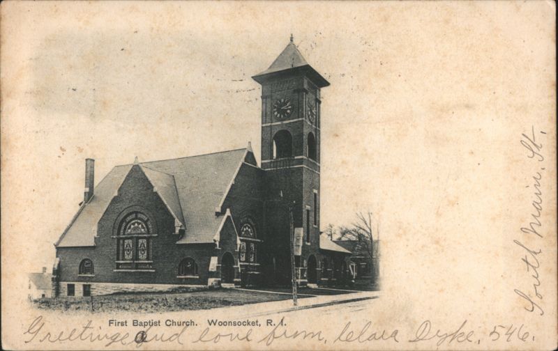 First Baptist Church, South Main Street Woonsocket Rhode Island