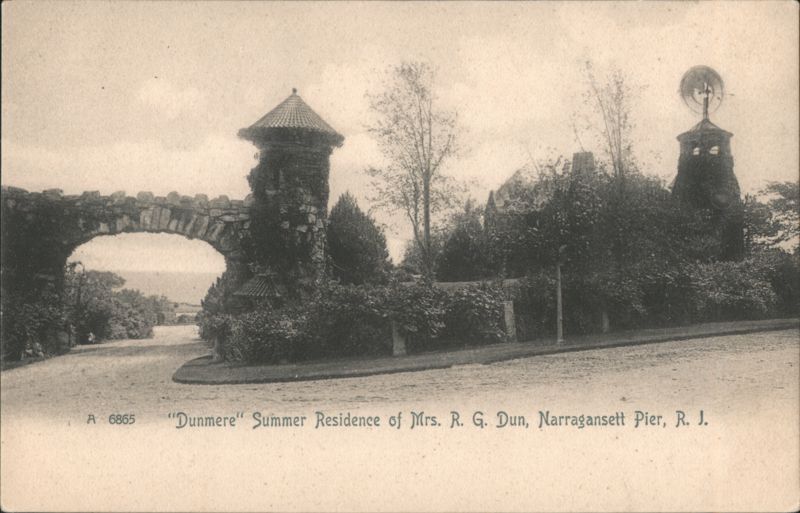 Dunmere Summer Residence of Mrs. R. G. Dun Narragansett Pier Rhode Island