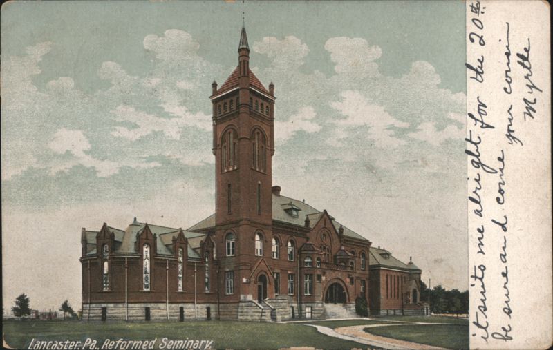 Reformed Seminary Building and Tower Lancaster Pennsylvania