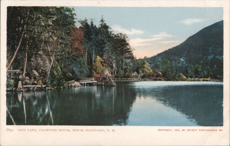 Saco Lake, Crawford Notch, White Mountains New Hampshire