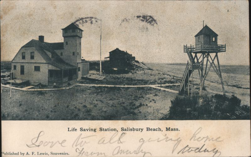 Life Saving Station and Observation Tower Salisbury Beach Massachusetts