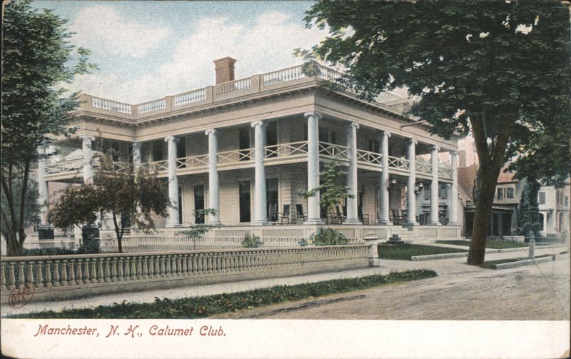 Calumet Club Building with Columned Porch