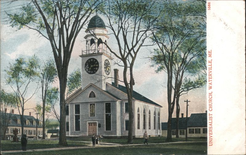 Universalist Church with Clock Tower