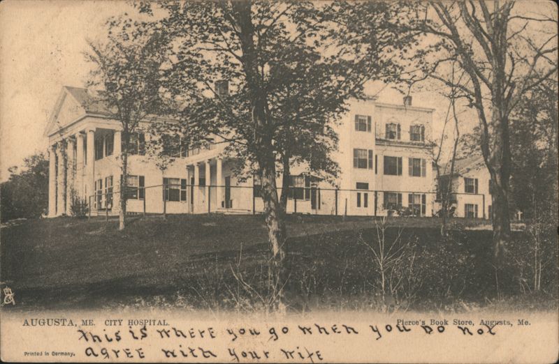 City Hospital Building with Neoclassical Portico