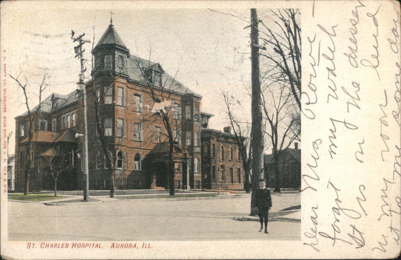 St. Charles Hospital with Corner Turret