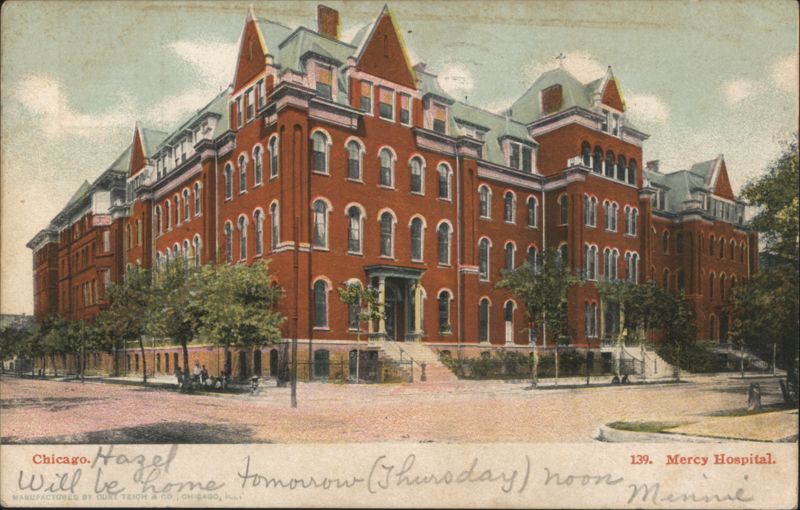 Mercy Hospital Red Brick Building