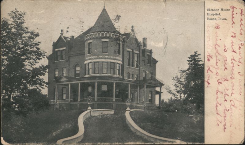 Eleanor Moore Hospital with Central Turret and Porch