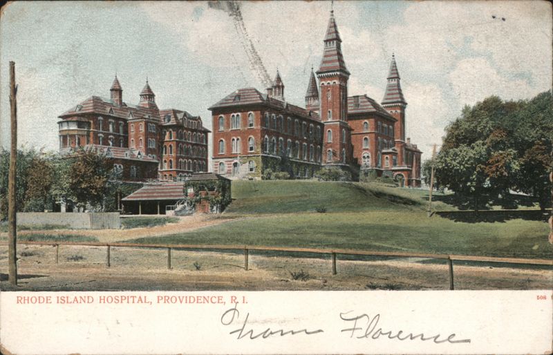 Rhode Island Hospital with Towers and Spires