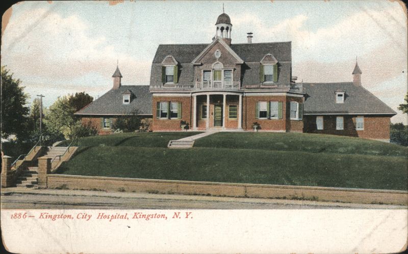 Kingston City Hospital Exterior and Landscaped Grounds