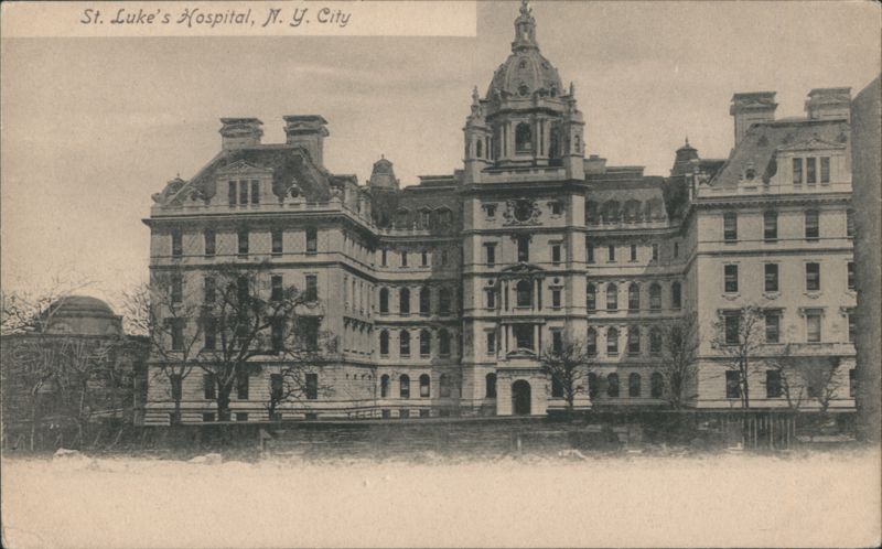St. Luke's Hospital Ornate Building and Dome