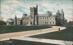 Toronto University, Main Building with Towers Postcard