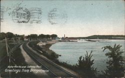 Water Works and Salmon Pool Postcard