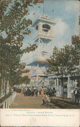 Gladys' Chime Tower, Steeplechase Park Postcard
