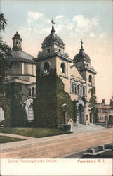 Central Congregational Church Postcard