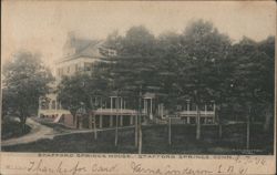 Stafford Springs House Postcard