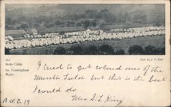 State Camp with Tents, South Framingham Postcard