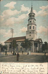 St. Michael's Church, Charleston, SC Postcard