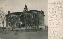 Second Ward School, Dodge City Postcard