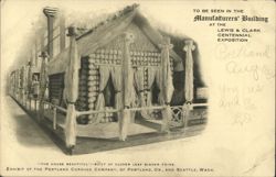 "The House Beautiful" Binder Twine Exhibit, Lewis & Clark Expo Postcard