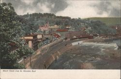 Mauch Chunk from the Mountain Road Postcard