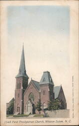 First Presbyterian Church Postcard