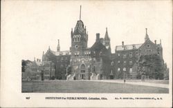 Institution for Feeble Minded Postcard