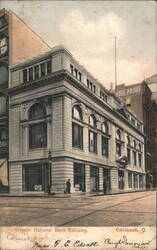 German National Bank Building Postcard