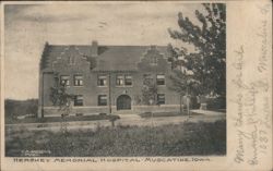 Hershey Memorial Hospital with Stepped Gables Postcard