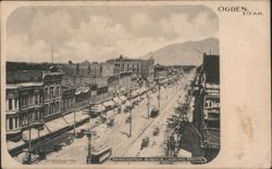 Washington Avenue Looking South Postcard