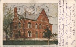 Safford Memorial Library Postcard