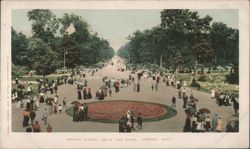 Central Avenue, Belle Isle Park Postcard