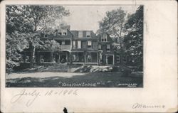 Vacation Lodge Postcard