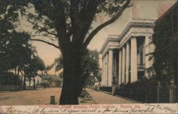 Government Street showing McGill Institute Postcard