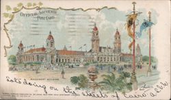 Machinery Building, Louisiana Purchase Exposition Postcard