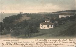 Orchard Beach Resort and Lake Michigan View Postcard