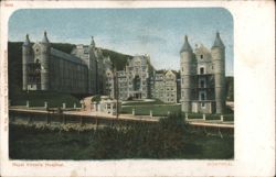 Royal Victoria Hospital Scottish Baronial Architecture Postcard