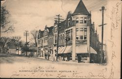 Bloomfield Avenue at Corner of Spring Street Postcard