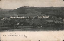 State Hospital for the Insane, Panoramic View Postcard