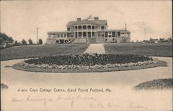 Cape Cottage Casino, Land Front Postcard