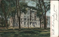 Hotel Elton and Park with Horse-Drawn Carriage Postcard